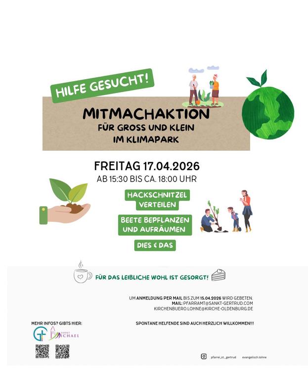 Aufräumaktion am 17.04.2026