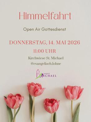 Flyer Himmelfahrtsgottesdienst im Freien