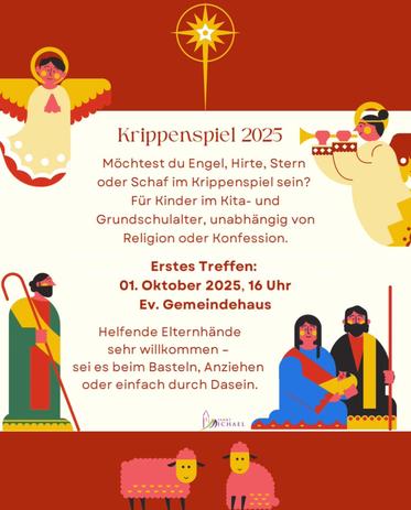 Anmeldungsinformation zum Krippenspiel 2025