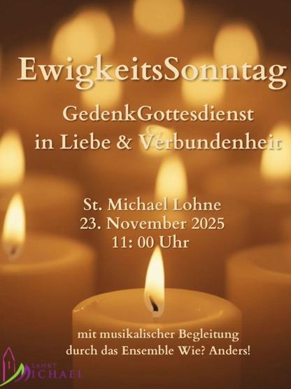 Plakat Gottesdienst am Ewigkeitssonntag