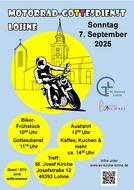Plakat Motorrad Gottesdienst 2025