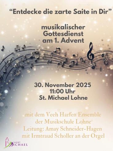Gottesdienst zum 1. Advent mit Vee-Harfen