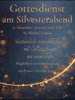 Plakat Silvestergottesdienst