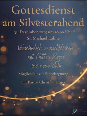 Plakat Silvestergottesdienst