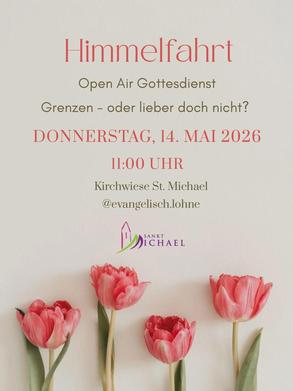 Plakat Himmelfahrtsgottesdienst im Freien
