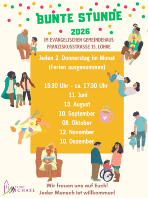 Veranstaltungskalender 2026 Bunte Stunde
