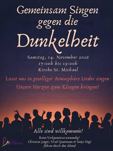 Singen gegen Dunkelheit Veranstaltung 14.11.2026