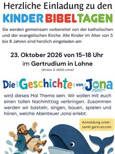 Plakat Kinderbibelnachmittag