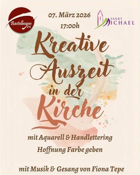 Plakat Kreative Auszeit am 07.03.2026