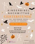 Plakat Kinderbibelnachmittag 24.10.2025